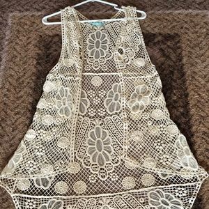 Long Lace Vest